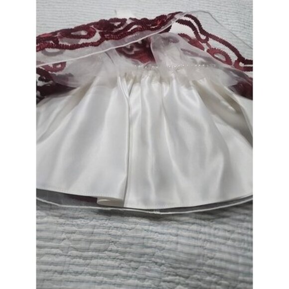 Princess Collection White And Red Gorgeous Dress, Special Occasion s- 18m Pearl - Picture 8 of 16